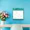 Crackled Blush | 2027 12 x 12 Inch (Hanging) 18 Months Monthly Square Wire-O Calendar | Sticker Sheet | July 2026 - December 2027 | Plato | Planning Stationery